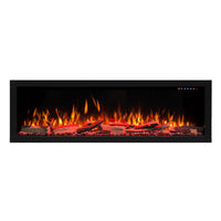 50" Linear Electric Fireplace - Best Heating Solution than Traditional Fireplace