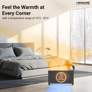  Bonaire Electric Convection Heater 2400W, Black